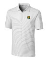 Southeastern Louisiana Lions Cutter & Buck Forge Pencil Stripe Stretch Mens Polo White Mannequin Thumbnail Image