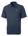 View image 7: Texas Rio Grande Valley Vaqueros Cutter & Buck Virtue Recycled Featherlight Pique Mens Polo Navy Blue Mannequin