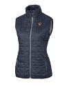 Texas Rio Grande Valley Vaqueros Cutter & Buck Rainier PrimaLoft® Womens Eco Insulated Full Zip Puffer Vest Anthracite Melange Mannequin Thumbnail Image