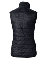 Texas Rio Grande Valley Vaqueros Cutter & Buck Rainier PrimaLoft® Womens Eco Insulated Full Zip Puffer Vest Dark Navy Mannequin Back Thumbnail Image