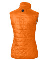 View image 24: Texas Rio Grande Valley Vaqueros Cutter & Buck Rainier Recycled Insulated Puffer Womens Full Zip Vest Satsuma Mannequin Back