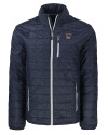 Texas Rio Grande Valley Vaqueros Cutter & Buck Rainier PrimaLoft® Mens Eco Insulated Full Zip Puffer Jacket Dark Navy/Silver Mannequin Thumbnail Image