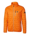 Texas Rio Grande Valley Vaqueros Cutter & Buck Rainier PrimaLoft® Mens Eco Insulated Full Zip Puffer Jacket Satsuma Mannequin Thumbnail Image