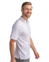 Texas Rio Grande Valley Vaqueros Cutter & Buck Pike Double Dot Print Stretch Mens Polo Charcoal Side Thumbnail Image