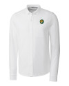 Southeastern Louisiana Lions Cutter & Buck Advantage Tri-Blend Pique Long Sleeve Knitted Mens Button Down White Mannequin Thumbnail Image