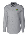 Southeastern Louisiana Lions Cutter & Buck Stretch Oxford Mens Long Sleeve Dress Shirt Charcoal Mannequin Thumbnail Image