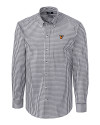Texas Rio Grande Valley Vaqueros Cutter & Buck Easy Care Stretch Gingham Mens Long Sleeve Dress Shirt Charcoal Mannequin Thumbnail Image