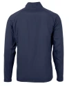 Texas Rio Grande Valley Vaqueros Cutter & Buck Adapt Eco Knit Hybrid Recycled Mens Big & Tall Full Zip Jacket Navy Blue Mannequin Back Thumbnail Image