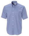 Big & Tall S/S Easy Care Nailshead in blue. Thumbnail Image
