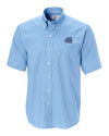 Old Dominion Monarchs College Vault - Cutter & Buck Epic Easy Care Nailshead Mens Big and Tall Short Sleeve Dress Shirt Atlas Light Blue Mannequin Thumbnail Image