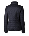 Texas Rio Grande Valley Vaqueros Cutter & Buck Rainier PrimaLoft®  Womens Eco Insulated Full Zip Puffer Jacket Dark Navy Mannequin Back Thumbnail Image