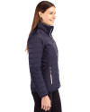 Texas Rio Grande Valley Vaqueros Cutter & Buck Rainier PrimaLoft®  Womens Eco Insulated Full Zip Puffer Jacket Dark Navy/Silver Side Thumbnail Image