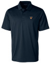 Texas Rio Grande Valley Vaqueros Cutter & Buck Prospect Eco Textured Stretch Recycled Mens Short Sleeve Polo Navy Blue Mannequin Thumbnail Image
