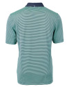 Cutter & Buck Virtue Eco Pique Micro Stripe Recycled Mens Polo FRNV_MANNB_HG 1 Thumbnail Image