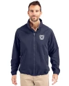 Butler Bulldogs Cutter & Buck Charter Eco Recycled Mens Full-Zip Jacket Navy Blue Front Thumbnail Image
