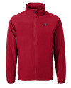 Carolina Panthers Americana Cutter & Buck Charter Eco Recycled Mens Full-Zip Jacket Cardinal Red Mannequin Thumbnail Image