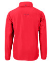 Carolina Panthers Americana Cutter & Buck Charter Eco Recycled Mens Full-Zip Jacket Red Mannequin Back Thumbnail Image