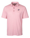 Detroit Lions Americana Cutter & Buck Pike Double Dot Print Stretch Mens Big and Tall Polo Cardinal Red Mannequin Thumbnail Image