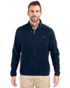 Baltimore Ravens Americana Cutter & Buck Cascade Eco Fleece Mens Full Zip Jacket Navy Blue Front Thumbnail Image