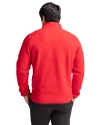 Denver Broncos Americana Cutter & Buck Cascade Eco Fleece Mens Quarter Zip Jacket Red/Navy Blue Back Thumbnail Image