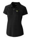 Jacksonville Jaguars Cutter & Buck Forge Stretch Womens Short Sleeve Polo Black Mannequin Thumbnail Image