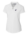 Arizona Cardinals Americana Cutter & Buck Forge Stretch Womens Short Sleeve Polo White Mannequin Thumbnail Image
