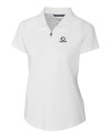 Chicago Bears Americana Cutter & Buck Forge Stretch Womens Short Sleeve Polo White Mannequin Thumbnail Image