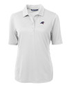 Carolina Panthers Americana Cutter & Buck Virtue Eco Pique Recycled Womens Polo White Mannequin Thumbnail Image