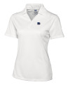 Cincinnati Bengals Americana Cutter & Buck Genre Textured Solid Womens Polo White Mannequin Thumbnail Image