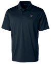 Carolina Panthers Americana Cutter & Buck Prospect Eco Textured Stretch Recycled Mens Short Sleeve Polo Navy Blue Mannequin Thumbnail Image