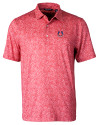 Indianapolis Colts Americana Cutter & Buck Pike Constellation Print Stretch Mens Polo Red Mannequin Thumbnail Image