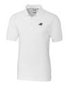 Carolina Panthers Americana Cutter & Buck Advantage Eco Tri-Blend Pique Mens Polo White Mannequin Thumbnail Image