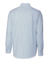 Athletics Stars And Stripes Cutter & Buck Stretch Oxford Stripe Mens Long Sleeve Dress Shirt Light Blue Mannequin Back Thumbnail Image