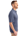 Philadelphia Eagles Americana Cutter & Buck Forge Heathered Stretch Mens Polo Indigo Heather Side Thumbnail Image