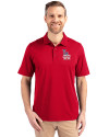 Los Angeles Dodgers Stars & Stripes Cutter & Buck Forge Stretch Mens Big and Tall Polo Cardinal Red Front Thumbnail Image