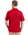 New Orleans Saints Americana Cutter & Buck Forge Stretch Mens Big and Tall Polo Cardinal Red Back Thumbnail Image