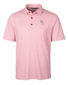 Tampa Bay Rays Stars & Stripes Cutter & Buck Pike Double Dot Print Stretch Mens Big and Tall Polo Cardinal Red Mannequin Thumbnail Image
