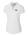 Seattle Seahawks Americana Cutter & Buck Forge Stretch Womens Short Sleeve Polo White Mannequin Thumbnail Image