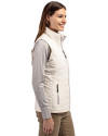 Pittsburgh Pirates Stars & Stripes Cutter & Buck Rainier PrimaLoft® Womens Eco Insulated Full Zip Puffer Vest Coconut Side Thumbnail Image