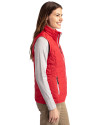 Pittsburgh Pirates Stars & Stripes Cutter & Buck Rainier PrimaLoft® Womens Eco Insulated Full Zip Puffer Vest Red Side Thumbnail Image