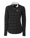 Jacksonville Jaguars Cutter & Buck Womens Long Sleeve Evie Half Zip Black Mannequin Thumbnail Image