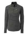 Jacksonville Jaguars Cutter & Buck Womens Long Sleeve Evie Half Zip Elemental Grey Mannequin Thumbnail Image