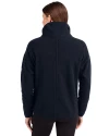 Los Angeles Angels Stars & Stripes Cutter & Buck Cascade Eco Fleece Womens Pullover Jacket Navy Blue Back Thumbnail Image