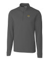 Jacksonville Jaguars Cutter & Buck Big & Tall Advantage Zip Mock Elemental Grey Mannequin Thumbnail Image