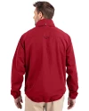 New York Giants Americana Cutter & Buck Charter Eco Recycled Mens Full-Zip Jacket Cardinal Red Back Thumbnail Image