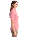Seattle Seahawks Americana Cutter & Buck Virtue Eco Pique Stripe Recycled Womens Top Red Side Thumbnail Image