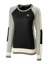 Jacksonville Jaguars Cutter & Buck Womens Stride Colorblock Sweater Black Mannequin Thumbnail Image
