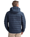 New England Patriots Americana Cutter & Buck Mission Ridge Repreve® Eco Insulated Mens Puffer Jacket Navy Blue Back Thumbnail Image
