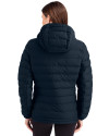 Arizona Diamondbacks Stars & Stripes Cutter & Buck Mission Ridge Repreve® Eco Insulated Womens Puffer Jacket Navy Blue Back Thumbnail Image