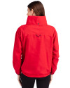New York Giants Americana Cutter & Buck Charter Eco Recycled Womens Full-Zip Jacket Red Back Thumbnail Image